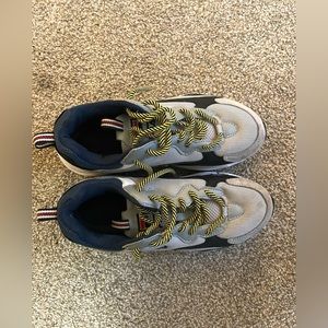 Fila Gray With Yellow Red and Black Detailing Size Women’s US 7